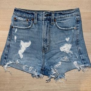 Abercrombie High Rise Mom Shorts